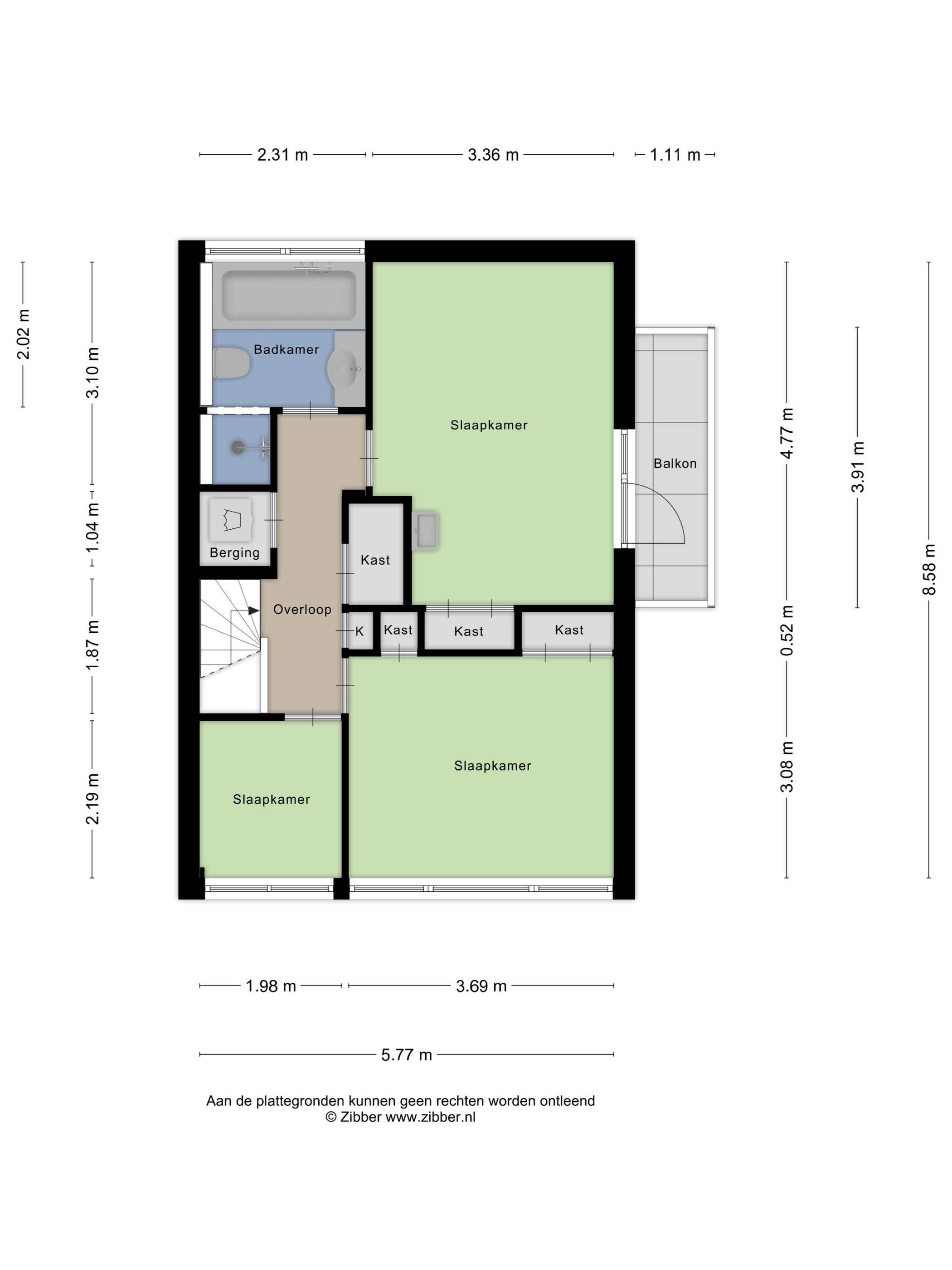 Rooseveltlaan 824 - 3526 BL - utrecht-plattegrond-2